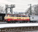 217 001 mit 91861 in Plochingen am 13.2.10.