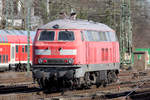 218 810-0 durchfährt Bremen Hbf.