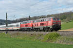 23.04.2017 Streckenabschnitt Uhingen 218 326-7 & 218 487-7