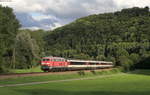 218 837-3 mit dem FbZ 25183 (Karlsruhe Hbf-Singen(Htw)) bei Horb 19.8.17