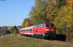 218 410-9 mit dem Lr ***** (Neustadt(Schwarzw)-Donaueschingen) bei Löffingen 14.10.17