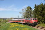 218 417-4 mit dem RE 26389 (Villingen(Schwarzw)-Neustadt(Schwarzw)) bei Bachheim 27.4.18