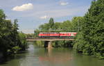 Unbekannte Ulmer 218 mit Tour-de-Ländle-Sonderzug am 04.08.2012 in Heilbronn.