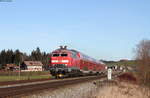 218 425-7 mit dem RE 59678 (Ulm Hbf-Oberstdorf) bei Seifen 29.12.19