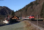 218 423-2 mit dem EC 191 (Basel SBB-München Hbf) bei Knechtenhofen 6.1.20