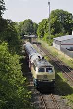 Am 30.05.2020 durchfährt 218 460-4 mit dem DPN 31117 Dortmund Aplerbeck Süd