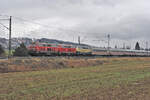 Dreifach 218er mit 218 436-4,218 824-1 & 218 381-2 am IC 2012 bei Uhingen 05.01.2020