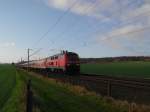218 106-3 zieht am 19.12.08 den RE 21418 Hamburg Hbf - Kiel Hbf seinem nchsten Halt Reinfeld (Holst.) entgegen.