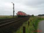 BR 218 220-2 DB AutoZug Sylt-Shuttle von Westerland kommend Richtung Niebll