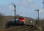 218 380-4 und 218 374-7 passieren mit IC 2170 nach Westerland das ESig von St. Michaelisdonn.