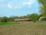 218 455 auf der KBS350 mit einem RE von Hannover nach Bad Harzburg