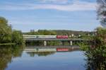 218 489 mit RE in Schwandorf am 25.04.2009