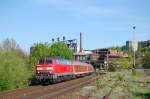 218 489 mit RE bei Sulzbach-Rosenberg-Htte am 25.04.2009