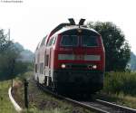 218 426-5 mit der RB 27053 (Mnchen Ost-Mhldorf(Oberbay)) bei Dorfen 27.8.09