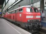 Am 25.03.2010 standen 218 456-2 und 218 432-3 im Stuttgarter HBF und warteten auf die Abfahrt in die Abstellanlage.