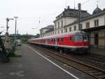 218 333-3 mit RE 3707 (BDER EXPRESS) von Leipzig nach Hof. Hier im Bahnhof Altenburg, am 26.05.10.