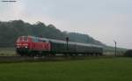 218 470-3 mit dem RE 36581 (Frankenberg (Eder)-Marburg (Lahn)) am Esig Sarnau 23.10.10