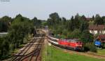 218 401-8 und 444-8 mit dem EC 191 (Zrich HB-Mnchen Hbf) in Hrgatz 12.8.11