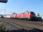 218 836 und 218 832 schleppten am 25.09.2011 ICE 402 035/808 035(Grlitz)und 402 005/808 005 (Zwickau)von Stendal nach Berlin ab.