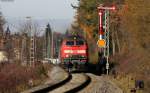 218 409-1 mit dem RE 22304 (Neustadt (Schwarzw)-Rottweil) am Esig Villingen 19.11.11