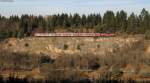 RE 22311 (Rottweil-Neustadt(Schwarzw)) mit Schublok 218 409-1 bei Marbach 19.11.11