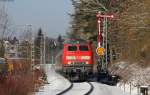 218 499-2 mit dem RE 22304 (Neustadt(Schwarzw)-Rottweil) am Esig Villingen 4.2.12