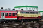 218 105-5 im Bf Euskirchen - 12.02.2012