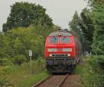 Die  vorletztgebaute  Lok der BR 218, die Frankfurter 218 498-4, durchfhrt am 30.