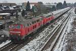 In Lindau haben 218 443-0 und 218 406-7 den IC 1218 (Mnchen - Innsbruck-Lindau - Frankfurt) bernommen, an dessen Ende die 101 069-3 hngt.