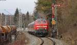 218 494-3 mit dem RE 22304 (Neustadt(Schwarzw)-Rottweil) am Esig Villingen 7.12.13 