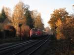 218 200 und 218 xxx mit IC 2061 in Ludwigshhe (16.11.2006)