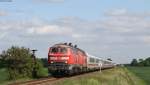 218 372-1 und 218 386-1 mit dem ??? bei Lehnshallig 29.5.14