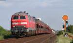 218 344-0 und 218 359-8 mit dem AS 1448 (Niebüll-Westerland(Sylt)) bei Klanxbüll 29.5.14 