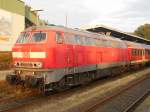 218 474 mit RE nach Hannover in Bad Harzburg. 5.8.14