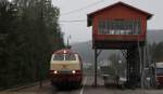 218 105-5 als Tfzf 83573? (Rottweil-Blumberg-Zollhs))in Zollhaus Blumberg 3.10.14