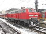 218 424 mit RE nach Füssen in München HBF.