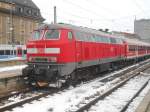 218 425 mit RE nach Memmingen in München HBF.