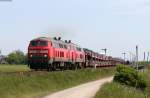 218 340-8 und 218 397-8 mit dem AS 1434 (Niebüll-Westerland(Sylt)) in Lehnshallig 5.6.15