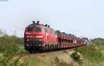 218 359-8; 218 314-3 und 218 342-4 mit dem AS 1442 (Niebüll-Westerland(Sylt)) bei Niebüll 5.6.15