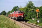 218 428 (92 80 1218 428-1 D-DB) mit RB27033 am 15.06.2013 bei Hörlkofen