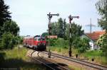 218 416 (92 80 1218 416-6 D-DB) + 445 (92 80 1218 445-5 D-DB) mit RB27043 am 15.06.2013 in Weidenbach