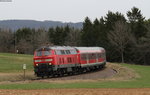 218 409-1 mit dem RE 22311 (Rottweil-Neustadt(Schwarzw)) bei BAchheim 3.4.16