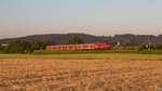 IRE 4215 gezogen von 218 427-3 am 01.07.2015 bei Winterstettenstadt.