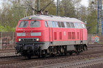 218 470-3 durchfährt Hamburg-Harburg 20.4.2016