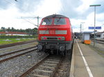 218 410 mit dem Ire 3213 (Neustadt (Schwarz) - Ulm hbf) in Donaueschingen am 19.06.2016