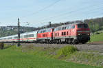 24.04.2017 Streckenabschnitt Uhingen 218 326-7 & 218 434-3