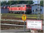Hier ist Endstation fr Normalbrger. 218 163-4 und eine weitere 218 stehen an der Tankanlage in Lindau Hbf. (30.08.2008)