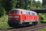 218 463-8 als Lz in Limmer am 24.06.09