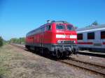 218 397-8 beim umsetzen in Munster (21.05.10)