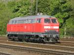 DB 218 813-4 fhrt solo durch Kln West am 18.4.2011